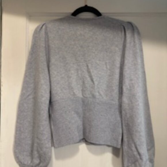 Madewell Wrap V-Neck Sweater in Coziest Yarn - Picture 7 of 8